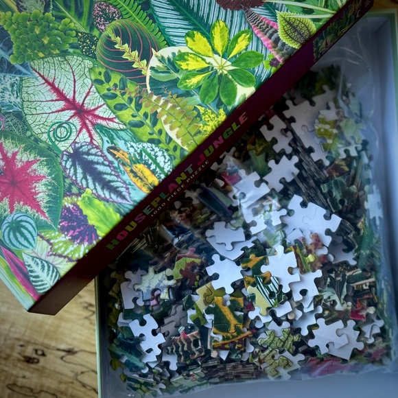 🌷SPRING FORWARD SALE! NIB Houseplant Jungle 1000 Piece Puzzle 🧩 Troy Litten - Picture 5 of 5